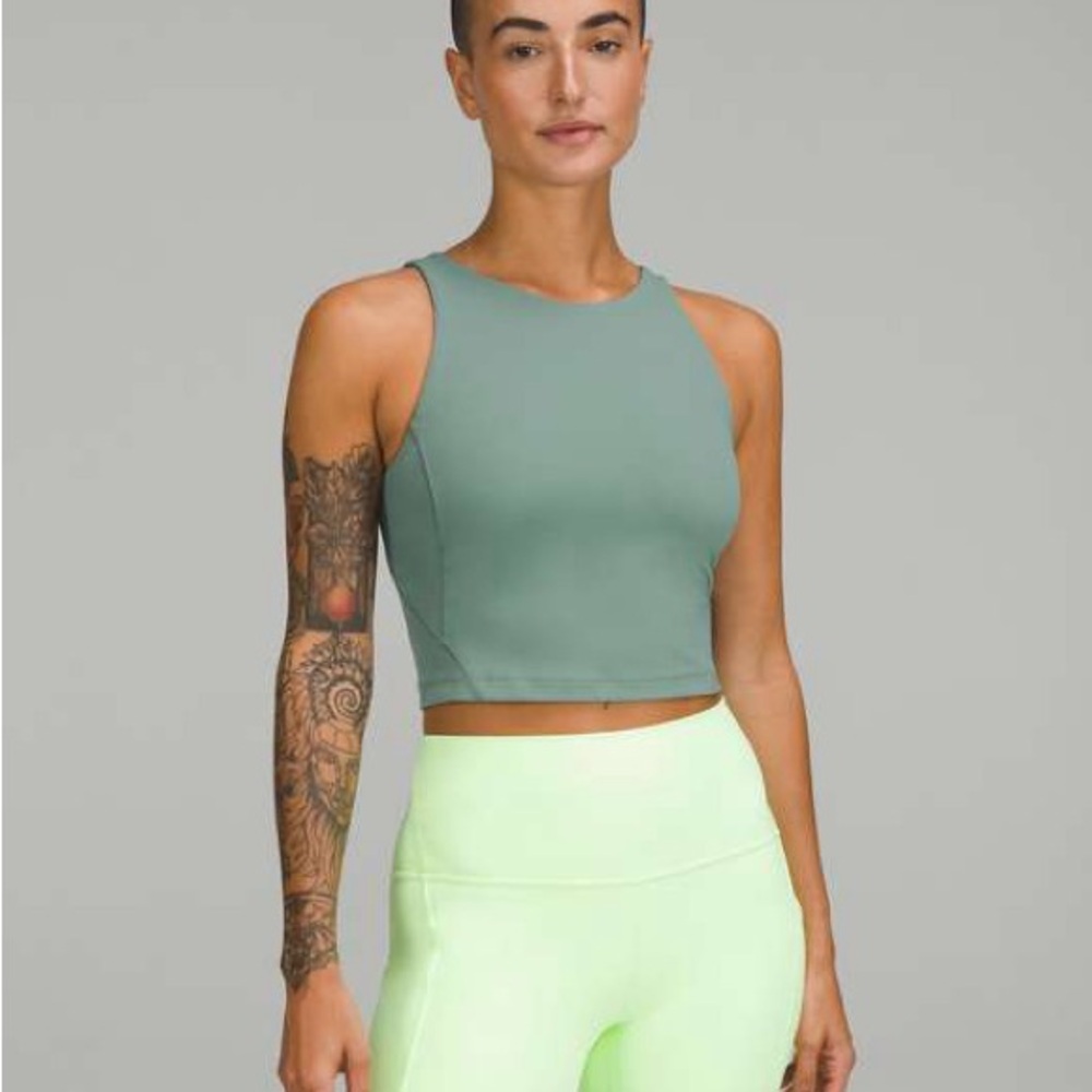 Lululemon Align High-Neck Tidewater Teal Tank Top